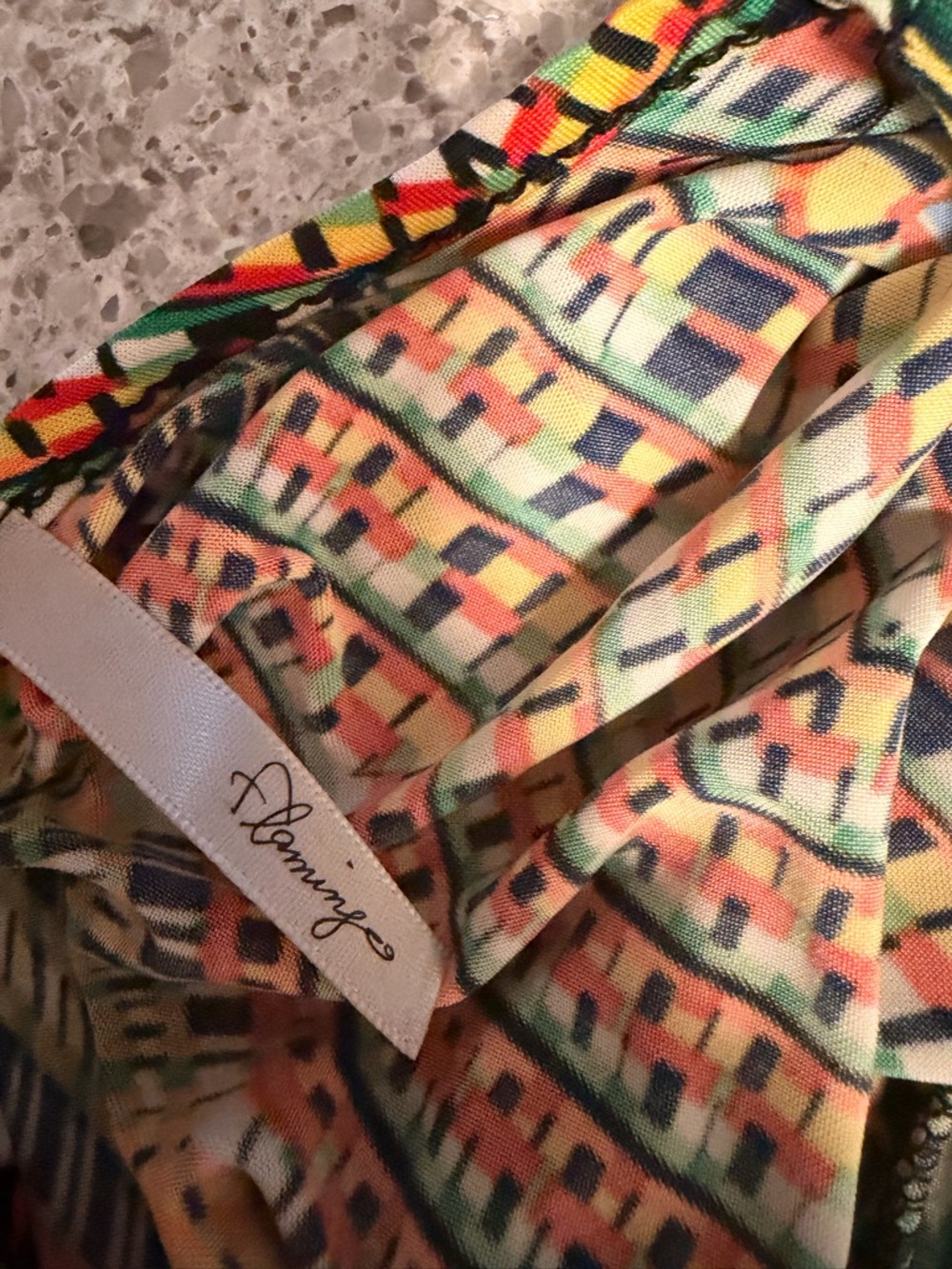 Hot Bodycon Multi-Color Printed Wrap Maxi Dress - Picture 12 of 12